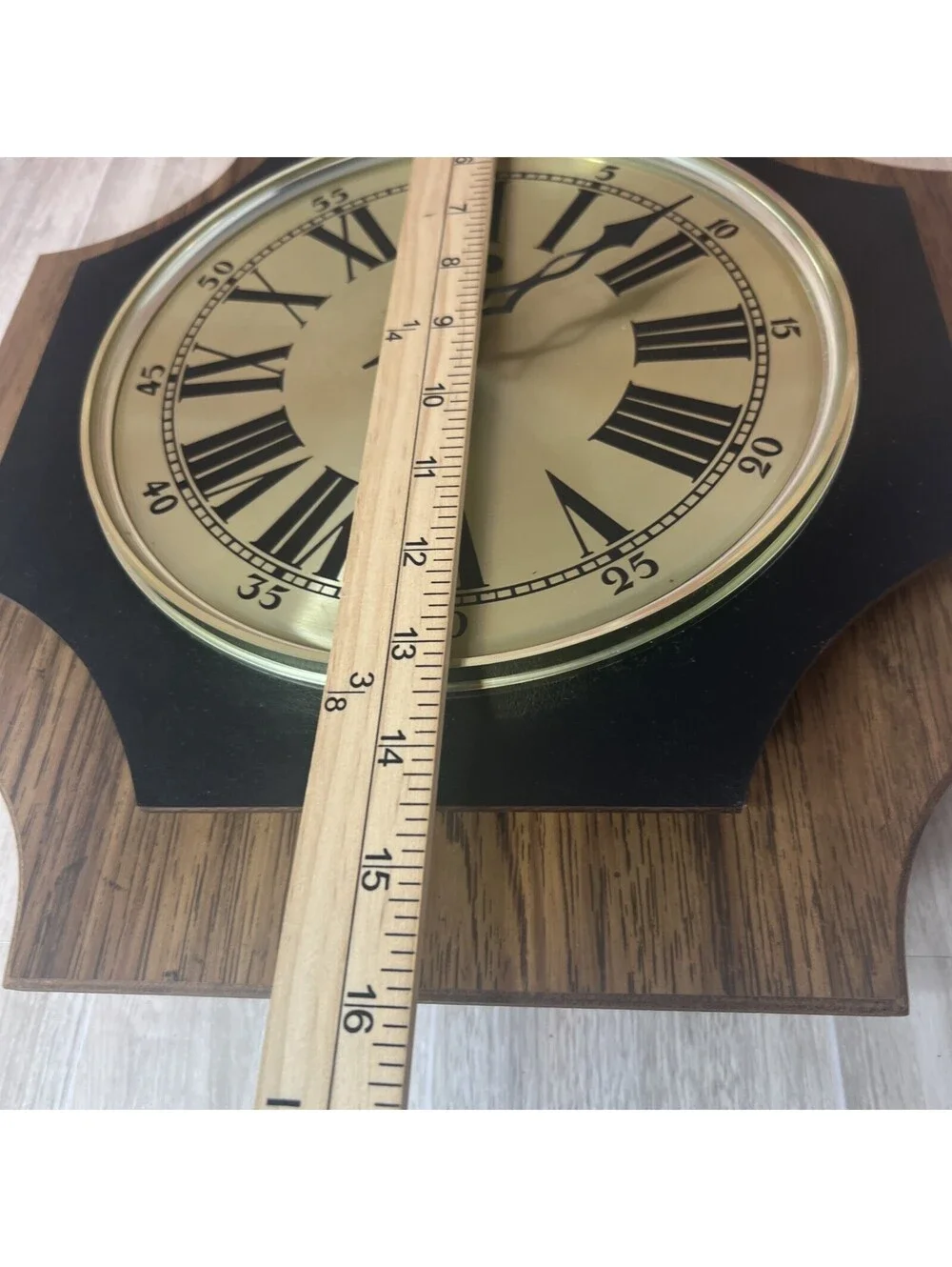 VINTAGE WALL CLOCK FLOATING PANEL VERICHRON MID CENTURY MODERN MCM EAMES ERA 75